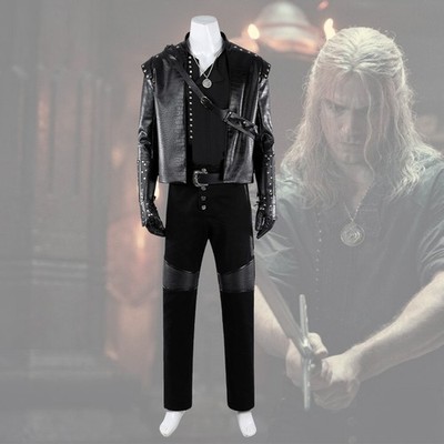 Geralt Costume Witcher The Game Season 5 Cosplay Suit Handcrafted