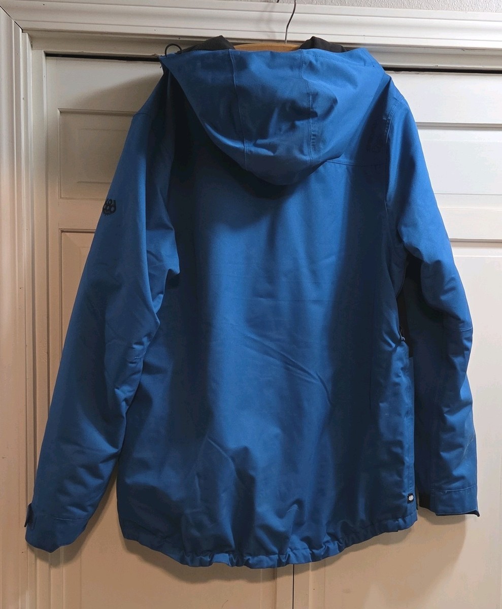 686 infiDRY 10K Men's Colorblock Ski Jacket Blue Black Size L