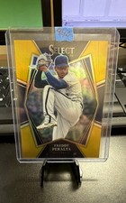 2022 Panini Select - Premier Level Freddy Peralta #168 Gold Prizm 9/10 Brewers