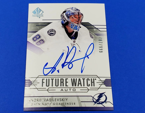 Andrei Vasilevskiy [Autograph] #310 2014 SP Authentic card