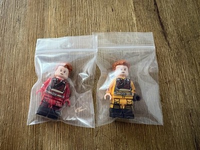 2 x Star Wars Custom Minifigure BrickDaddy LC Scrappy Survivor red and orange