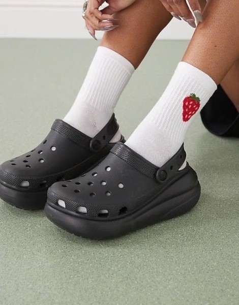 Women Crocs Clogs Black 38