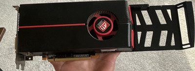 ATI Radeon PCI Express x16 Graphics Card Fan Heatsink Multiple Monitors