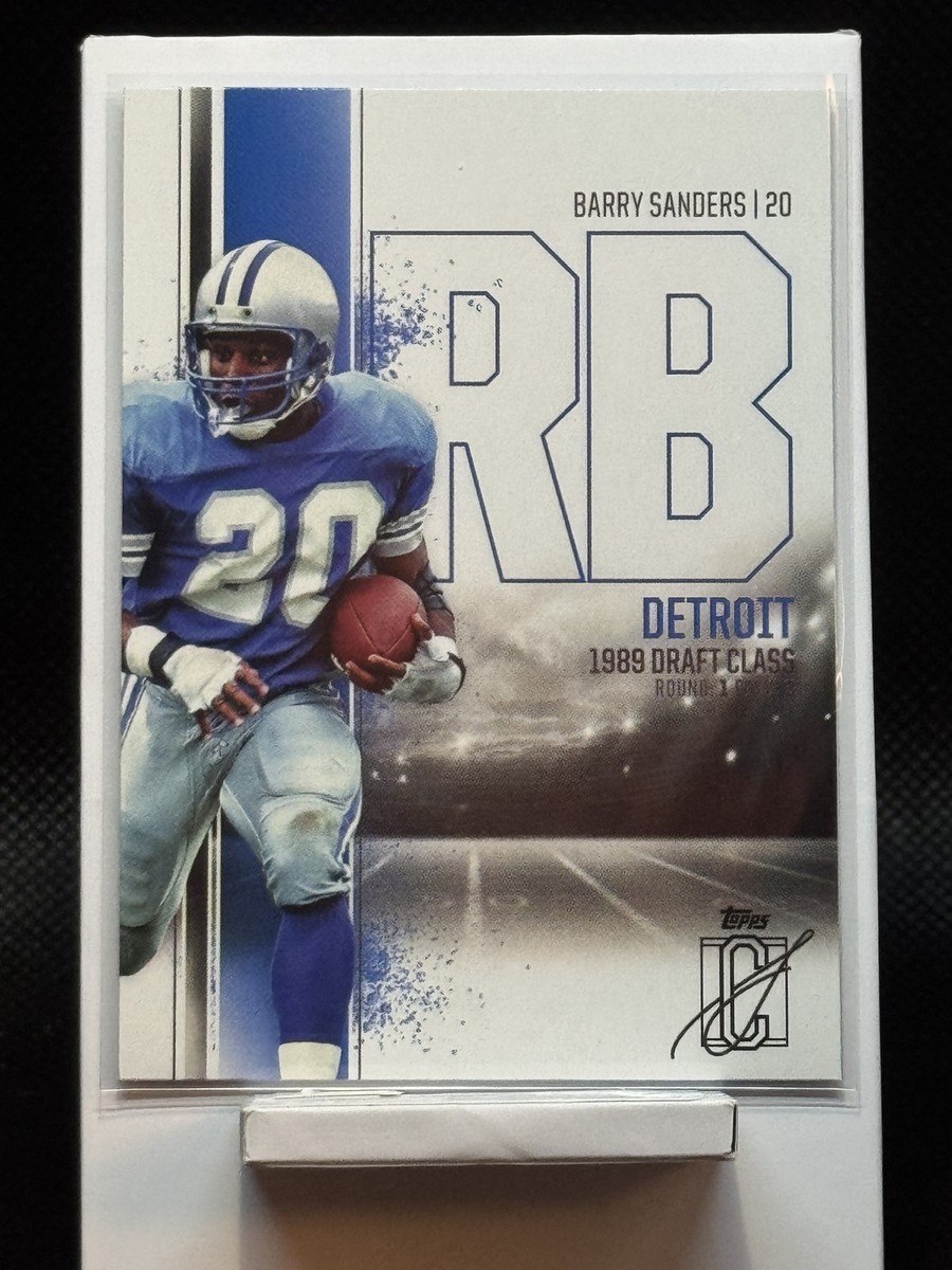 2024 Topps Signature Class - Barry Sanders #15 1989 Draft Class | eBay