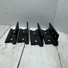 Edsal Muscle Rack Steel Post Coupler Coupling 4 x 1.375"W x 1.375"D Black 4 Pack