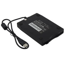 External Floppy Disk Drive 3.5 USB 2.0 Portable 1.44MB for Laptop PC Windows US