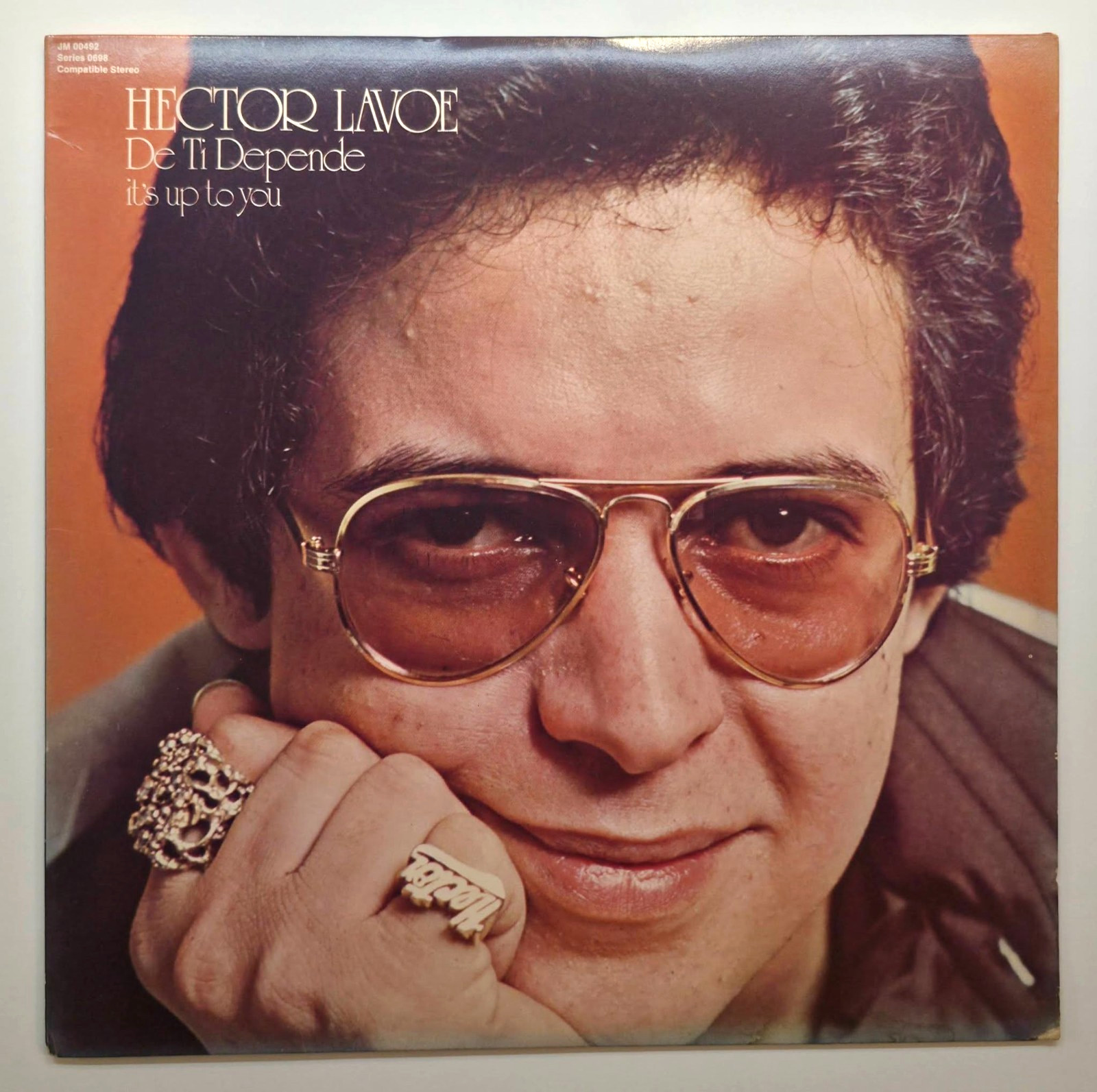 HECTOR LAVOE / DE TI DEPENDE / IT'S UP TO YOU / FANIA 1976 LP RECORD