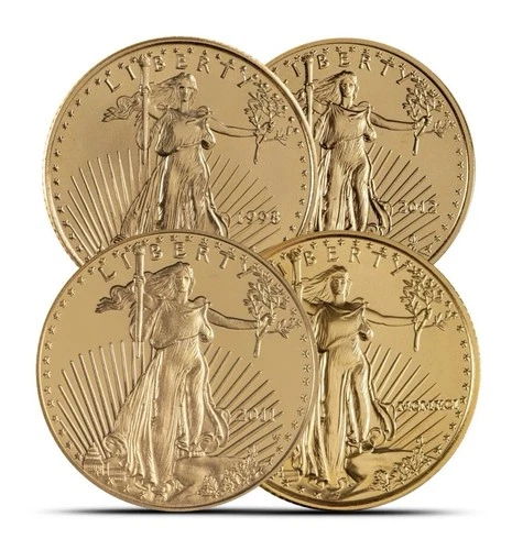 1/4 Ounce Gold $10 American Eagle BU UNC Coin *Random Date*