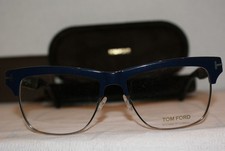 Brand New Authentic Tom Ford 5371 Blue 090 55-16-145 W Original Case 