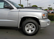 For1987-1996 Dodge Dakota Arch Stainless Fender Trim Well Wheel Lip 4pc 2