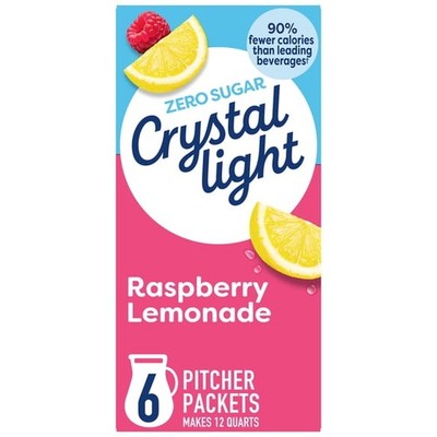 Crystal Light Raspberry Lemonade Drink Mix, 1.8 Ounce