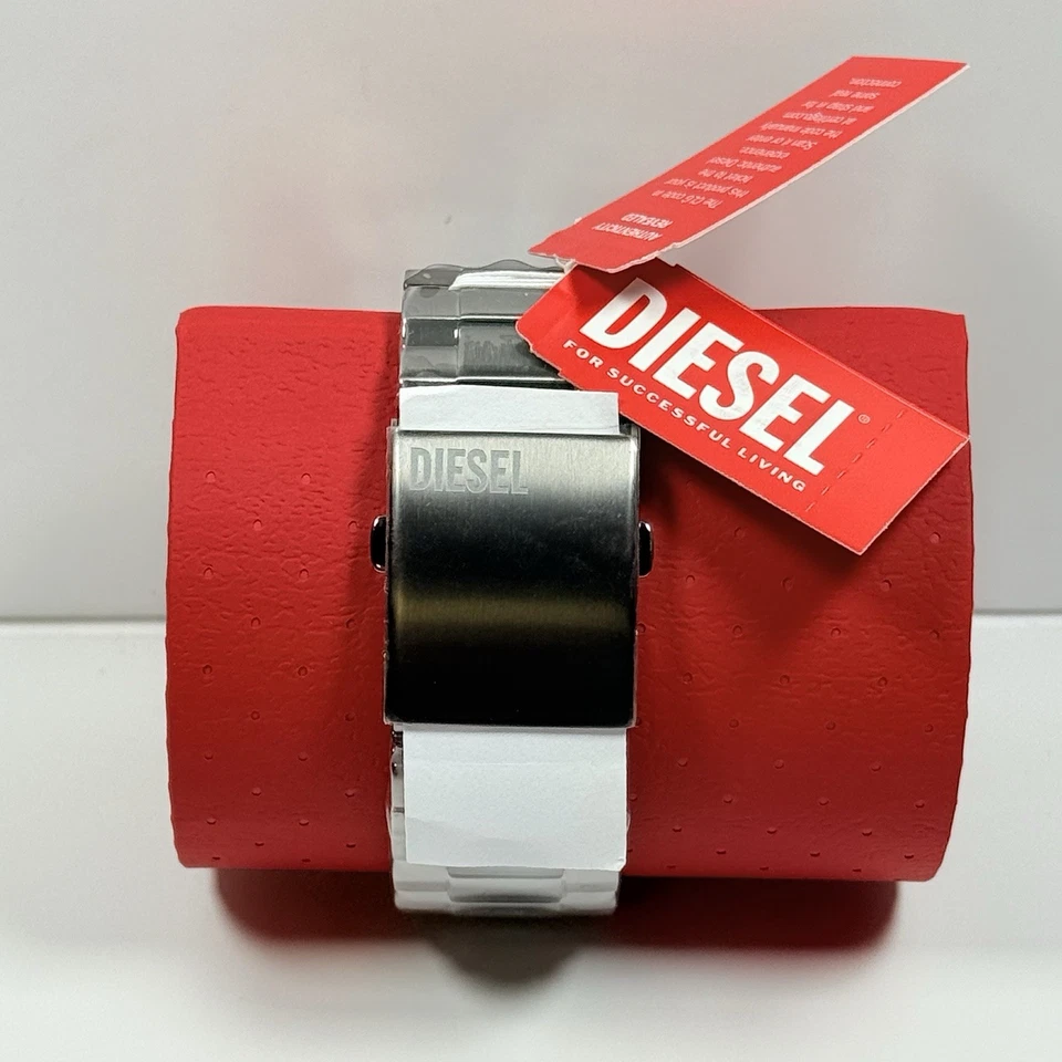 Nuevo-Diesel DZ1965 Master Chief esfera negra acero inoxidable bronce reloj para hombres Foto 2 de 4