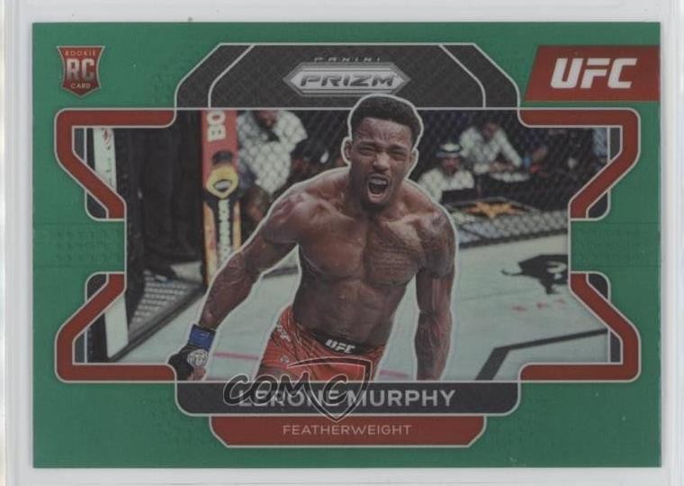 2022 Panini Prizm UFC Green Prizm Lerone Murphy #6 Rookie RC 11ci