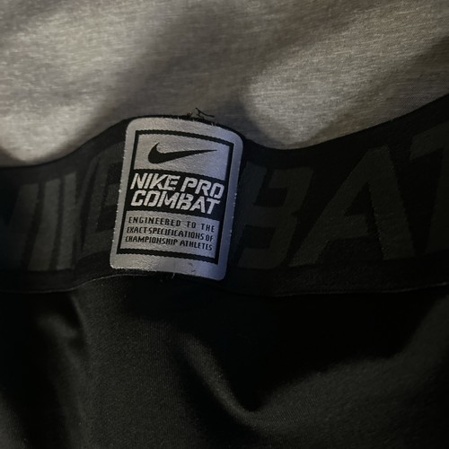 Nike Dri Fit Pro Combat Black Shorts Sz Youth Small - Picture 3 of 13