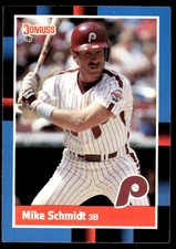 Mike Schmidt 1988 Donruss #330 Phillies MLB READ FREE SHIPPING AutographDen