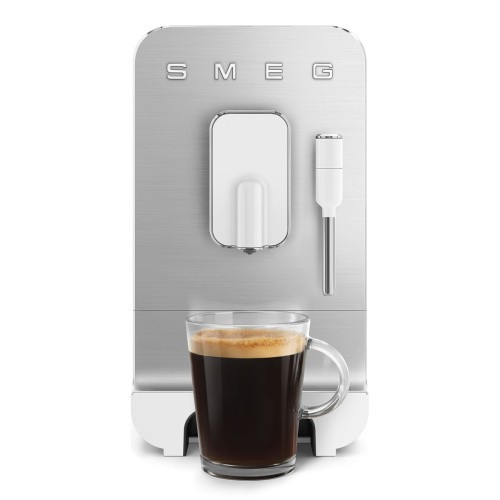 SMEG Macchina Caffè Automatico BCC12 Bianca Con Vapore - Segni D'Uso foto 4
