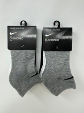 Nike Kids' 6-Pairs Young Athletes Low Socks Sz:6/7 0534 New B1 A38T 