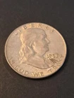 1957-D Franklin Half Dollar Coin