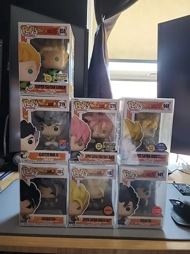 Funko Pop! Vinyl: Dragon Ball Bundle 319, 858, 948, 949, 1279, 1863 W Chase