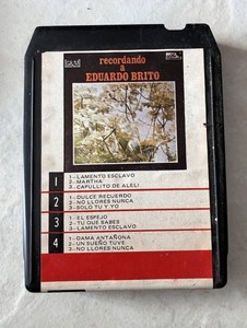 Recordando a Eduardo Brito - G&M Records 8 Track Cartridge Tape