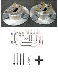 Vauxhall Vectra B 1995-2002 Rear Handbrake Shoes & Fitting Kit – 4 Shoes + Clips/Springs