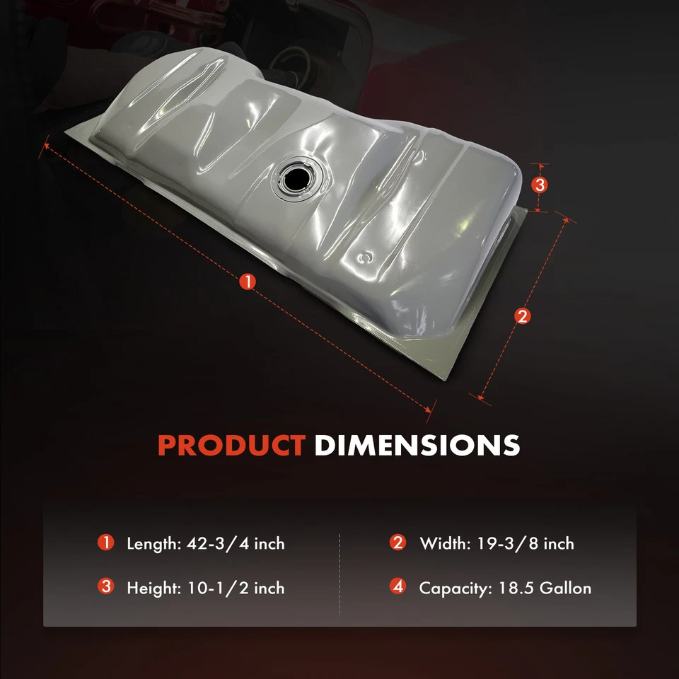 18.5 Gallons Fuel Tank for Ford LTD Crown Victoria 87-91 Mercury Grand Marquis - Image 4 of 4