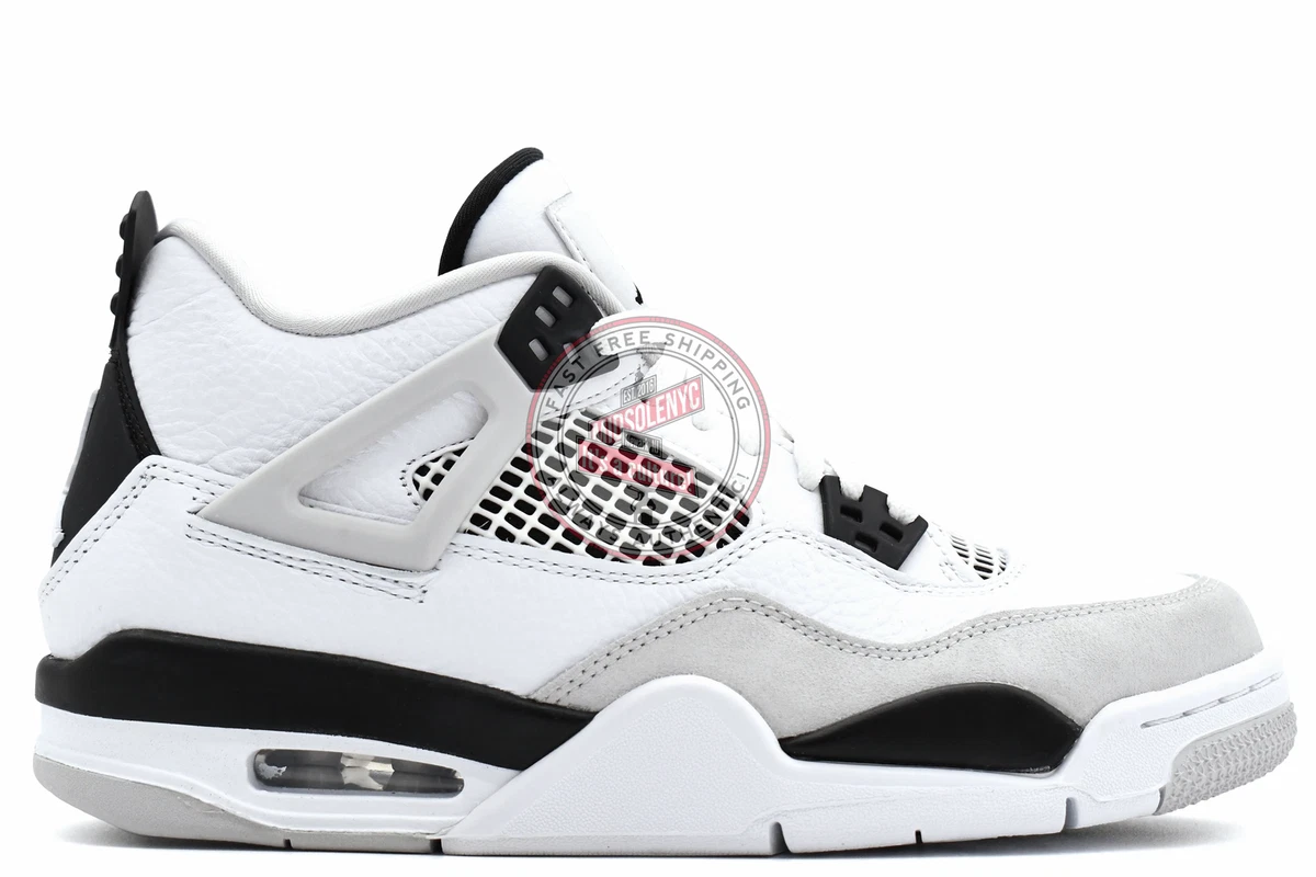 Air Jordan 4 Retro Military Black (GS) - 408452-111