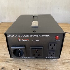 LiteFuze 3000 Watt Voltage Converter Transformer 110V/220V LGLT-3000 