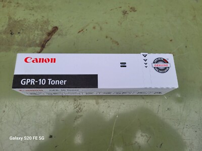 Genuine Canon GPR-10 Black Toner Cartridge OEM Brand New Sealed Free Shipping