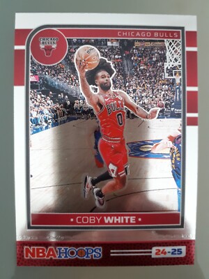 2024-25 Panini NBA Hoops Premium Opti-Chrome Coby White #43 Chicago Bulls