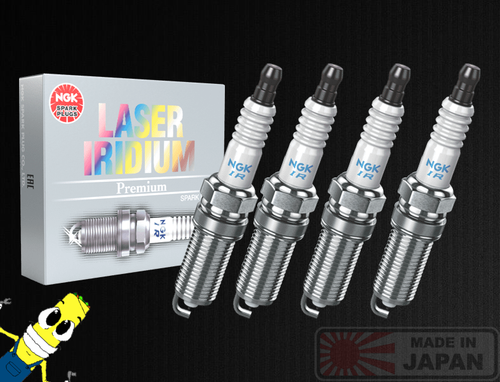 NGK Laser Iridium Spark Plugs (Set Of 4) - Fits Honda CR-V & Civic Si