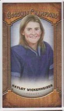 2014 UD UPPER DECK GOODWIN CHAMPIONS MINI HAYLEY WICKENHEISER #19 PARALLEL