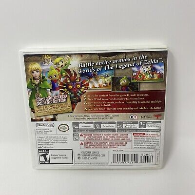 Hyrule Warriors Legends (Nintendo 3DS, 2016) Complete CIB The Legend of  Zelda 45496743642