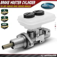 1x Brake Master Cylinder w/ Reservoir for Jeep Cherokee Grand Cherokee Wrangler