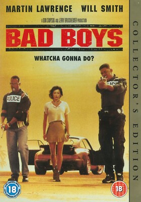 Bad Boys (1995) Collector's Edition DVD, Will Smith, Martin Lawrence Region 2]