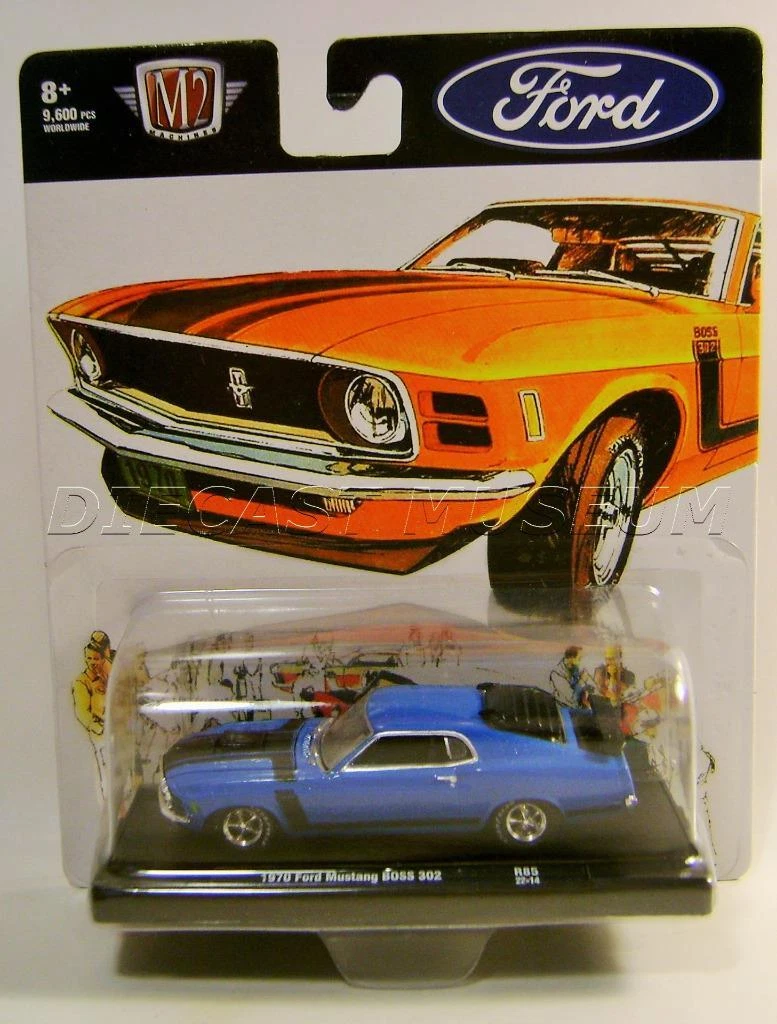 Voiture Miniature 1/64 Ford Mustang Boss 429 1970 M2 Machines - Diecast Auto-Drivers 2022