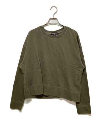 JAMES PERSE SWEAT P/O olive 100% cotton Ext+++