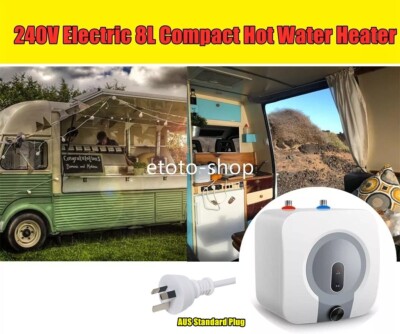 240V Electric 8L Compact Hot Water Heater for Coffee Cart Food