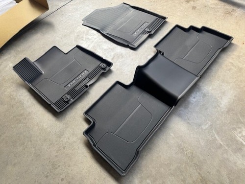 NEW 2022-24 Hyundai Tucson OEM ALL WEATHER FLOOR MATS, FLOOR LINERS CWF13AU000 - Picture 2 of 19