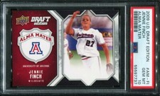 PSA 10 GEM MINT 2009 UD DRAFT JENNIE FINCH #AM-FI ALMA MATER AZ WILDCATS B214