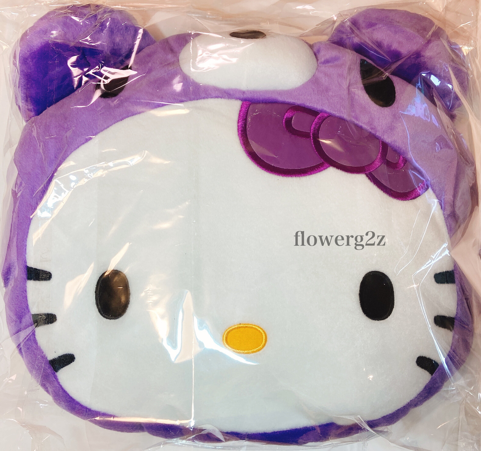 New Gloomy Bear × Hello Kitty 40cm Big Cushion Plush LED Hokkaido Sanrio  Purple | eBay