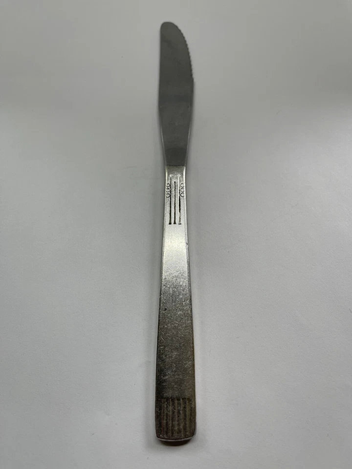 Винтажный ресторан 8,25 дюйма логотип ретро посеребренный ретро кафетерий нож - Изображение 2 из 4