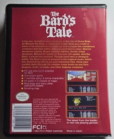 The Bard's Tale CASE ONLY Nintendo NES Box ANY 4+ 20% OFF A+ QUALITY