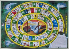 gioco dell'oca marca stella con istruzioni segnaposti dadi in plastica da tavolo