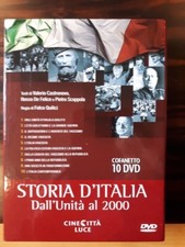Storia d'Italia: dall'Unita' al 2000 - 10 DVD Region 0 PAL - NEW English/Italian