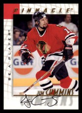 1997-98 Be A Player AUTO #80 Jim Cummins