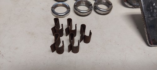 Original 1957 Oldsmobile Windshield Wiper Escutcheons 88, 88 Super and 98 - Picture 2 of 4