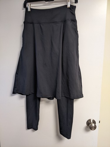 Modest swim skirt, size small, black, long legs, Anivivo