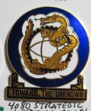 Army DUI DI CB clutchback 4028th 4080th STRATEGIC RECONNAISSANCE SQUADRON nhm