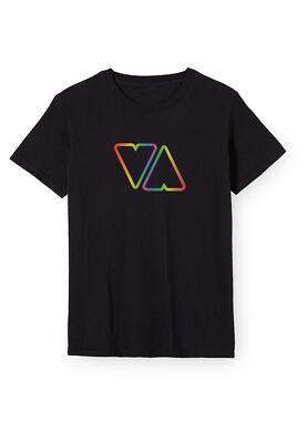 Herren Rundhalsshirt Casual Fit Print Viva Logo